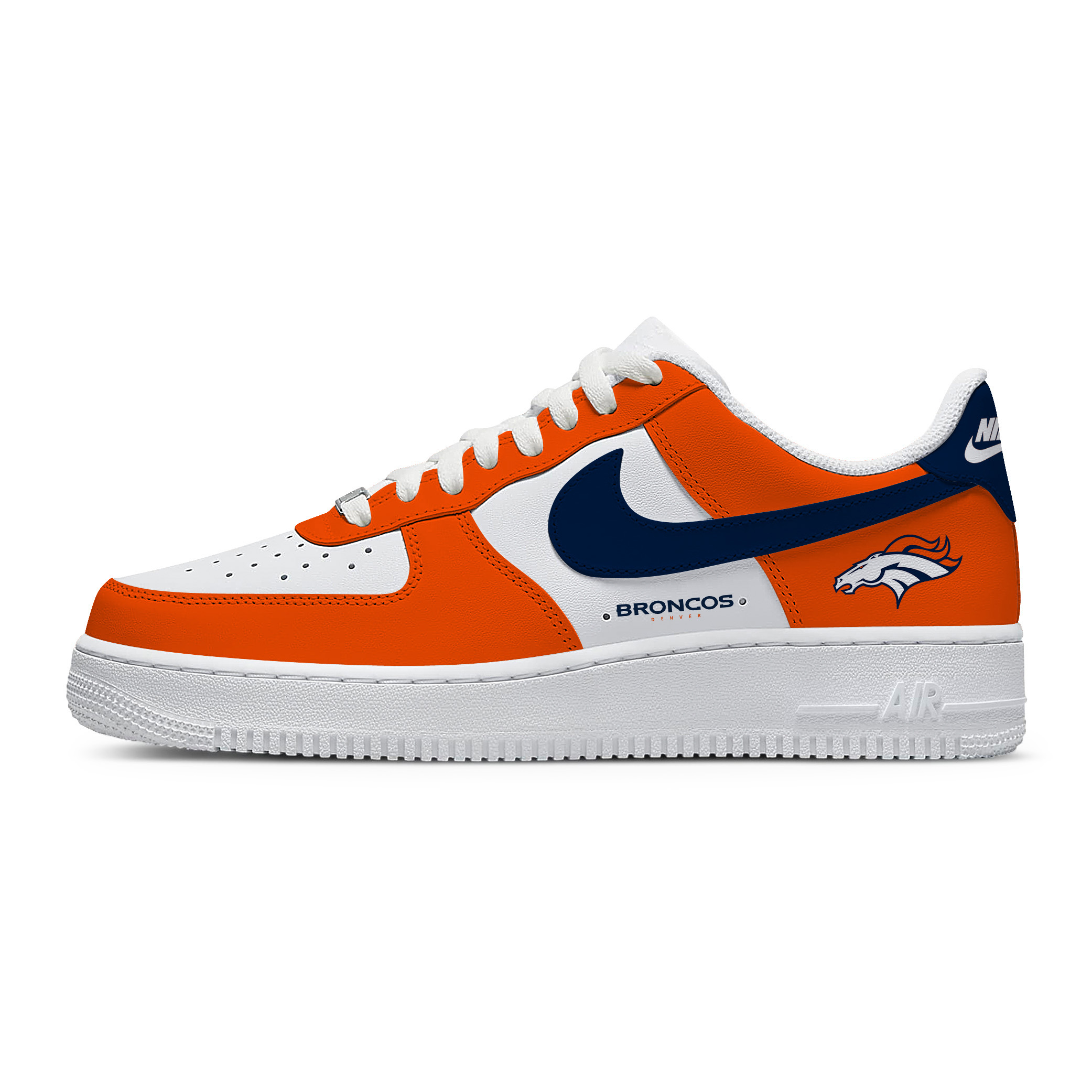 Custom Nike Air Force 1 Low x NFL Denver Broncos Shoes - Limited Edition